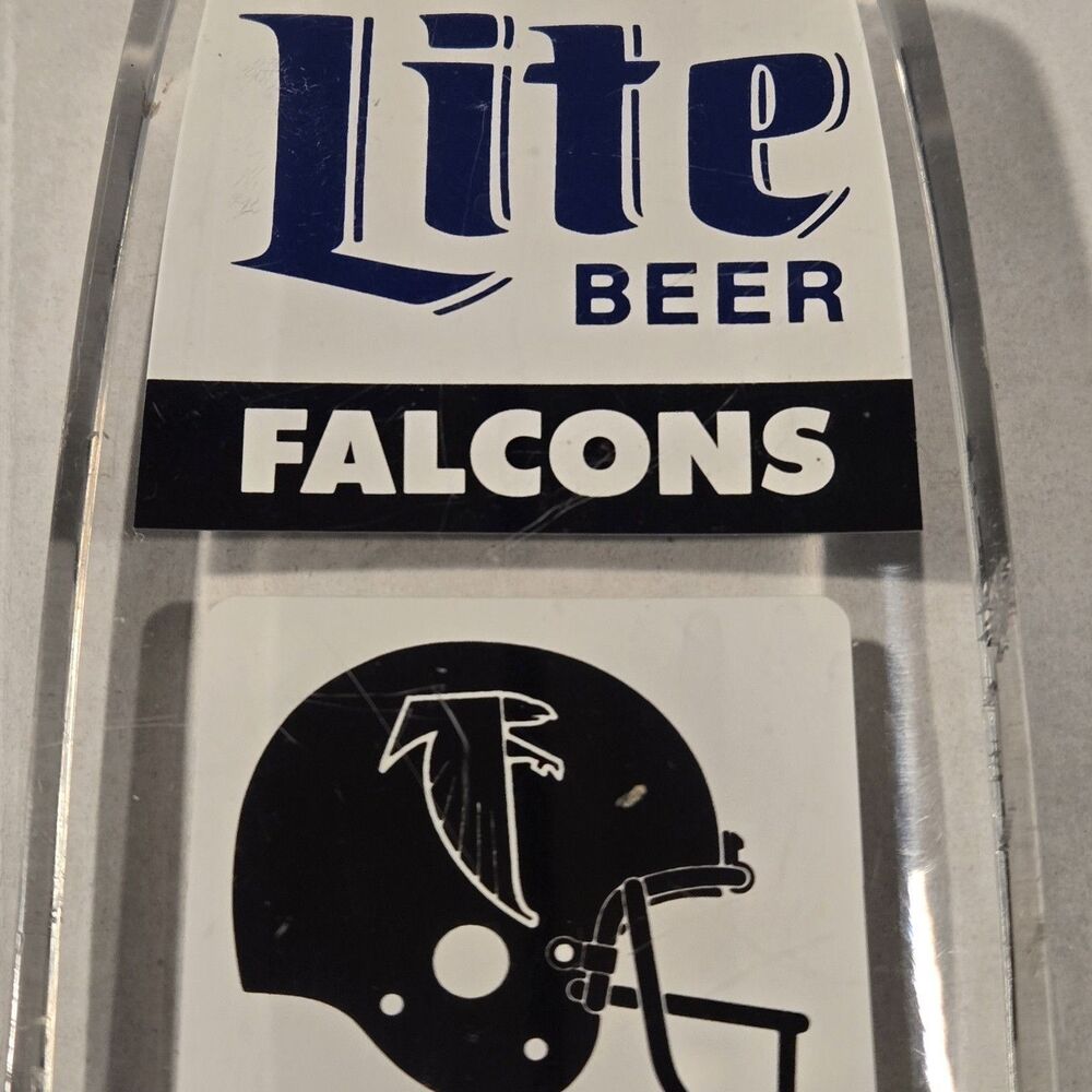 Vintage Miller Lite Beer Tap Handle - Atlanta Falcons NFL Player of the Year